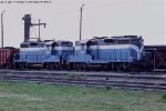 Burlington Northern GP20s 2006 and 2003